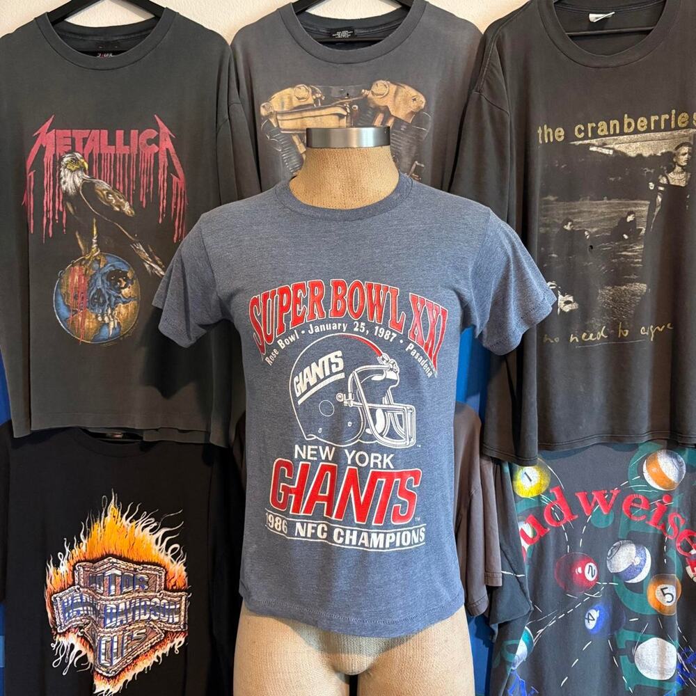 Vintage 1980s New York Giants Superbowl T-shirt
